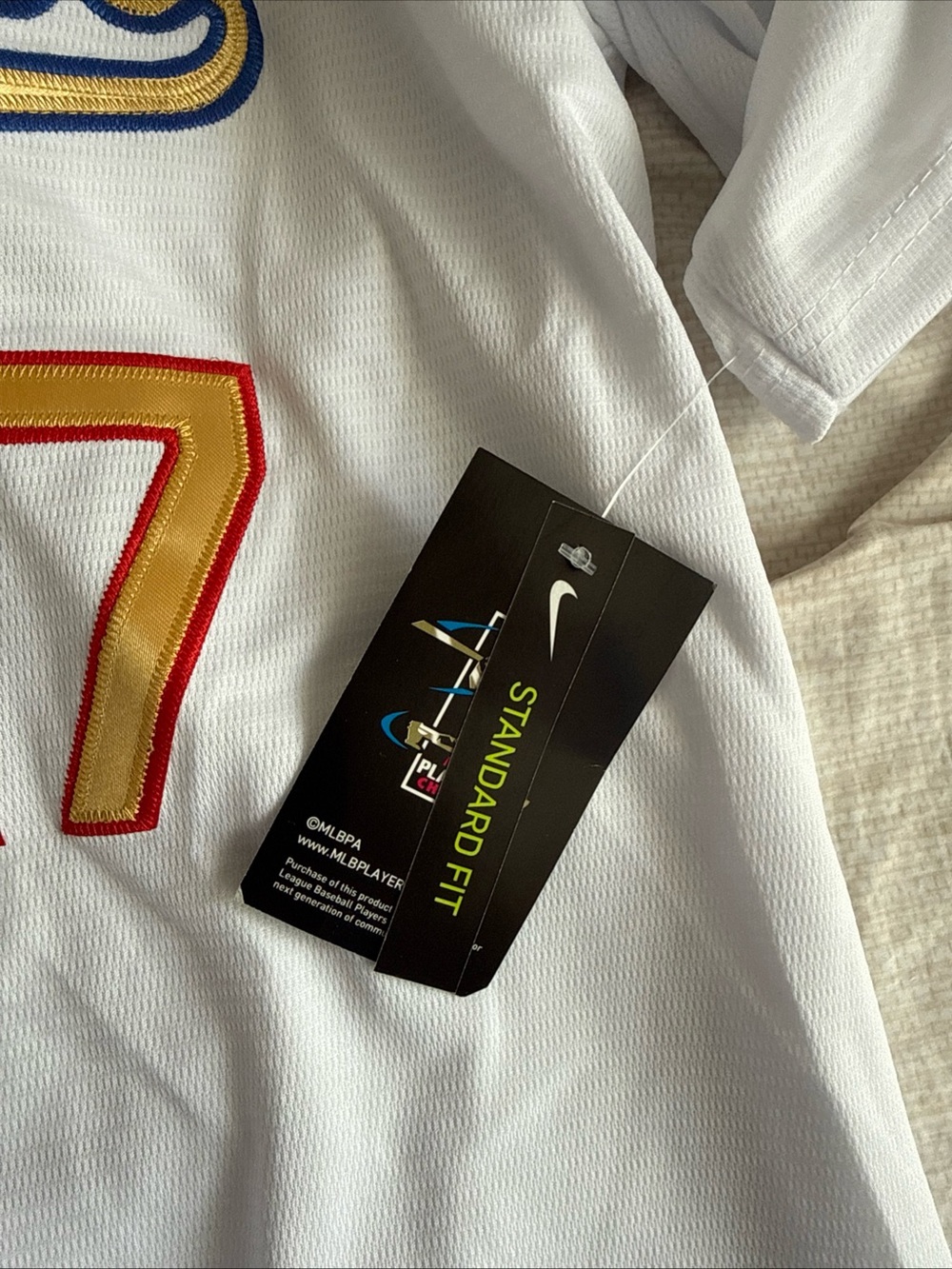 Men’s Nike Shohei Ohtani #17 LA Dodgers 2025 Gold Collection Limited Jersey Sz L - Picture 6 of 7
